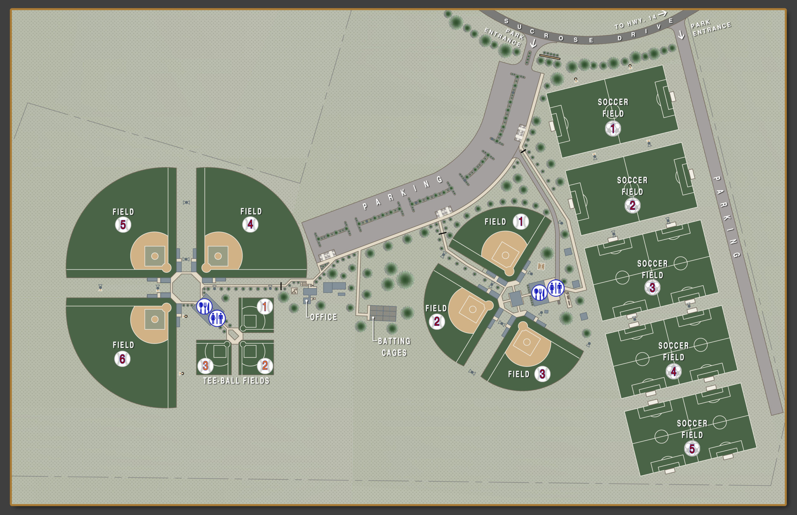 New Iberia Pepperplex Site Map